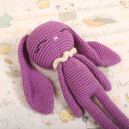 Popped Purple Crochet Doll - Hopper the Bunny