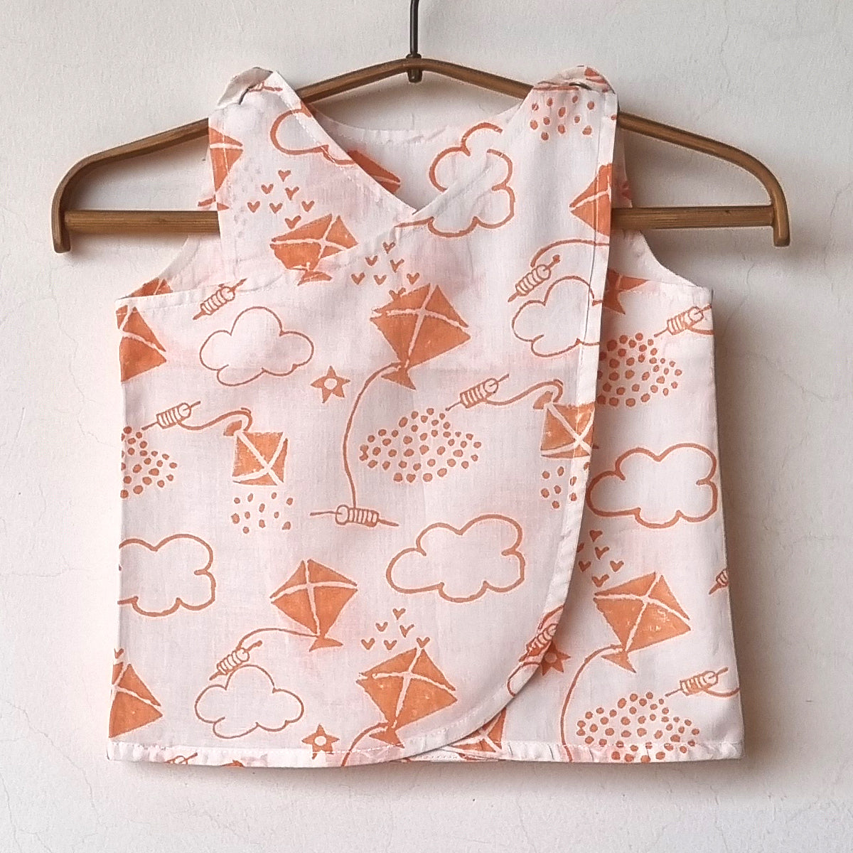 Organic Cotton Wrapover Patang Jhabla Set Unisex
