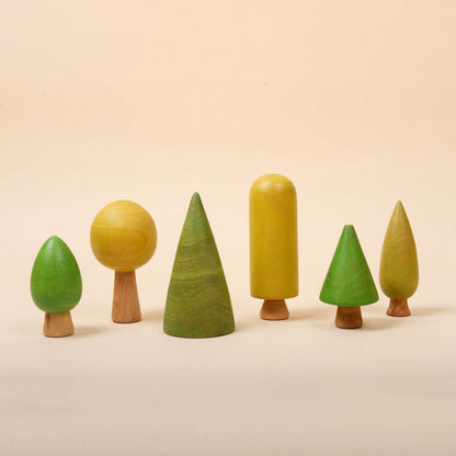 (B) Forest Trees - Set of 6 Trees