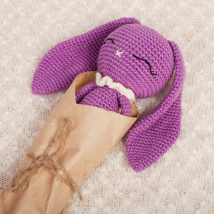Popped Purple Crochet Doll - Hopper the Bunny