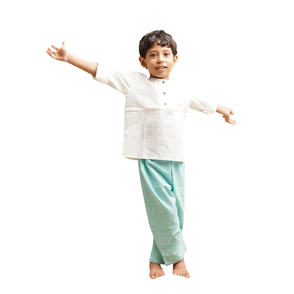 Sleek Sleeve' - Boys' Button-Down Sleeve Shirt