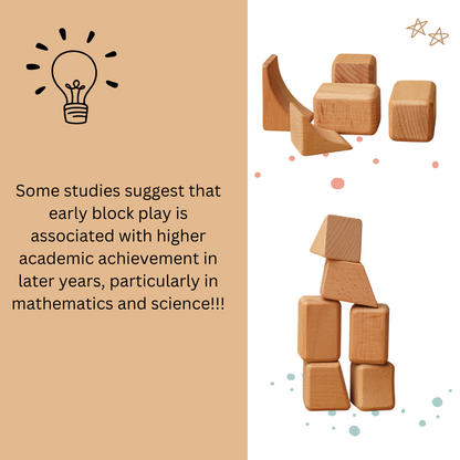 Flo - Waldorf Blocks | Irregular Wooden Blocks for Sensory Play