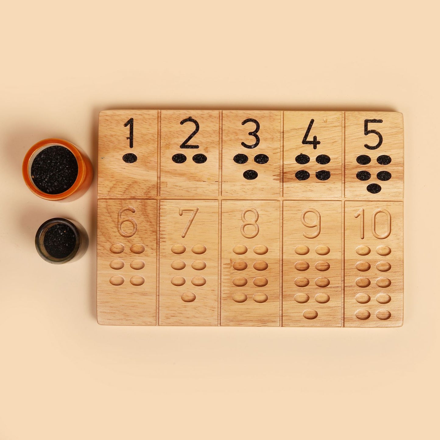 Wooden Number Reversible Board