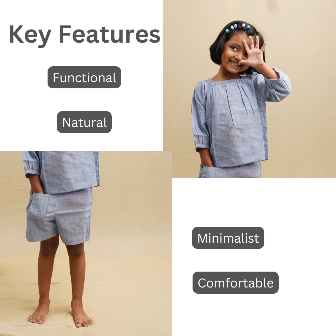 Neelpari Set' - Girls' Co-ord Set