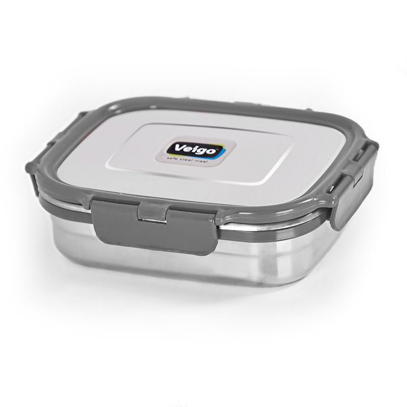Veigo LARGE Stainless Steel Airtight Lunch Box