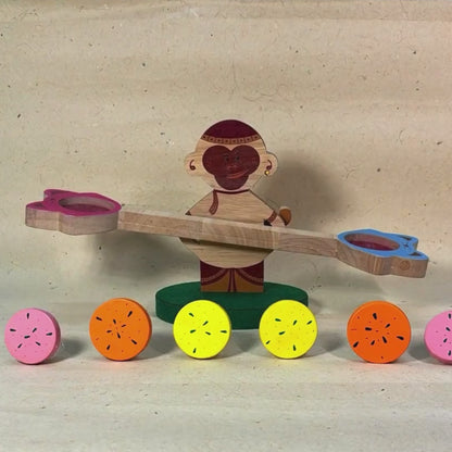 Taali Chalak Bandar- Balancing Toy Set