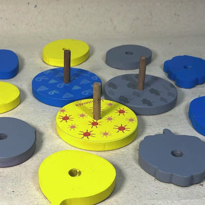 Taali Mausami Fal - Seasonal Fruit Stacking and color Matching Toy Set