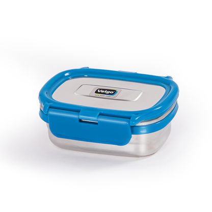 Veigo SMALL Stainless Steel Airtight & Leakproof Condiment Box