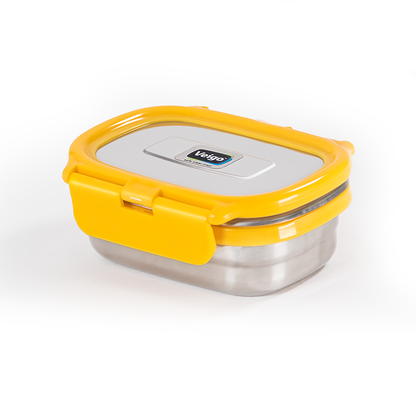 Veigo SMALL Stainless Steel Airtight & Leakproof Condiment Box